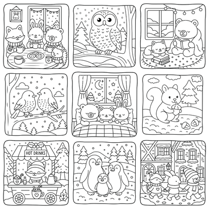 Homemade Ringbound Colouring Books