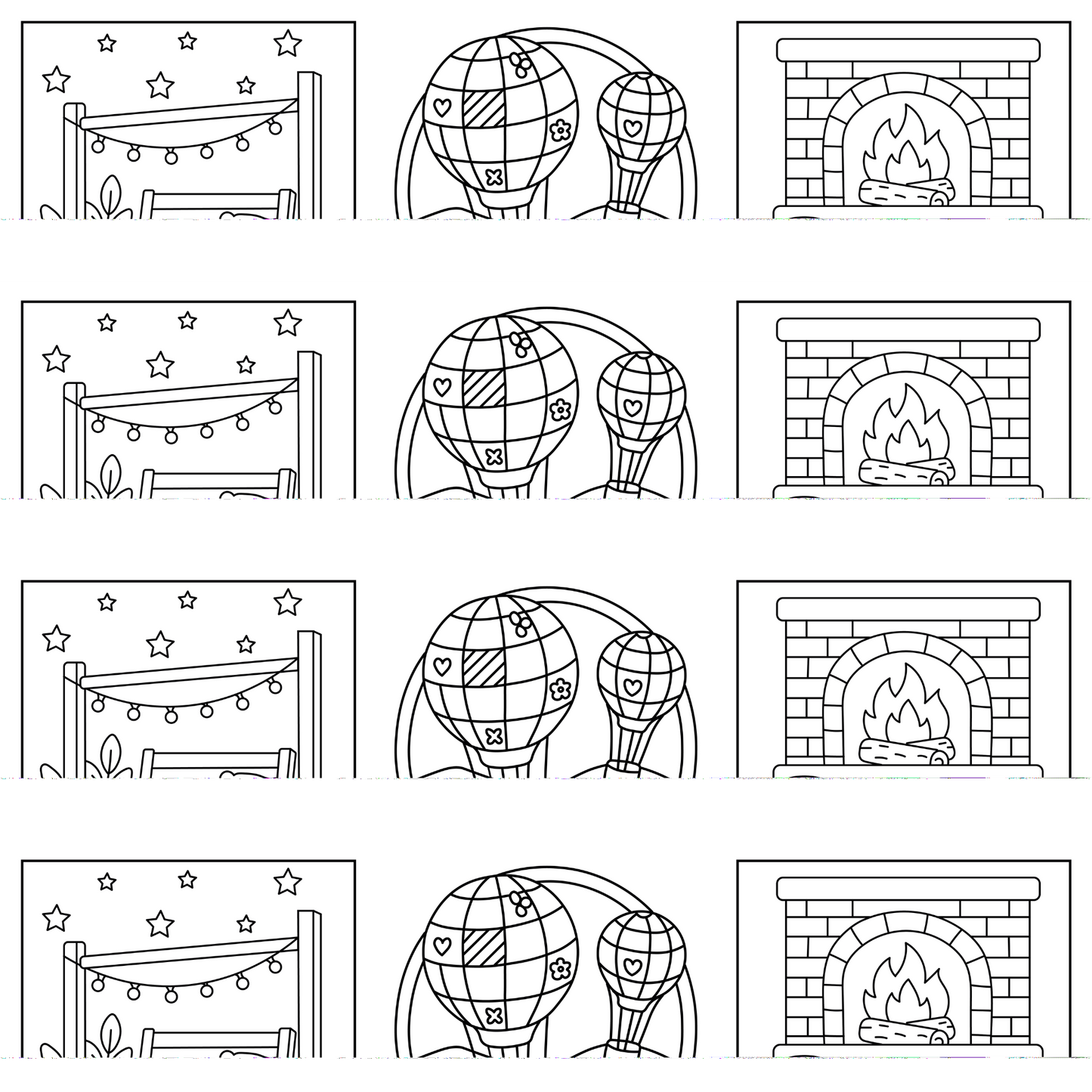 Homemade Ringbound Colouring Books