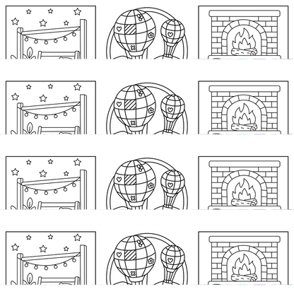 Homemade Ringbound Colouring Books