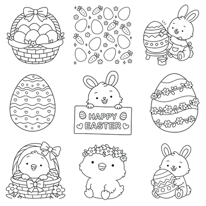 Homemade Ringbound Colouring Books