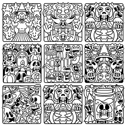 Homemade Ringbound Colouring Books