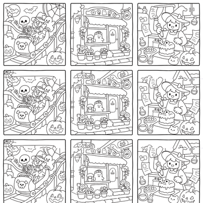 Homemade Ringbound Colouring Books