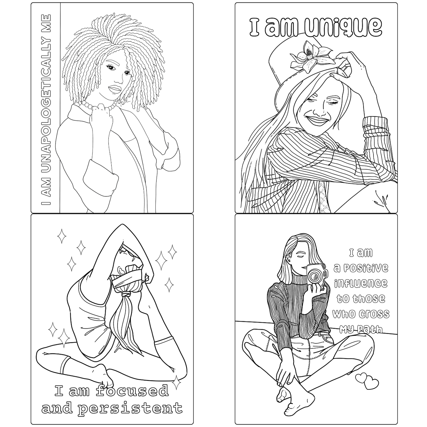 Homemade Ringbound Colouring Books