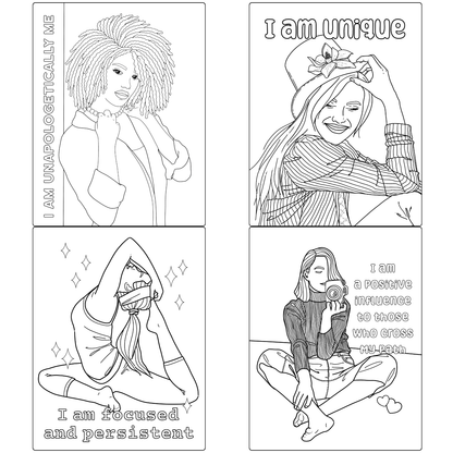 Homemade Ringbound Colouring Books