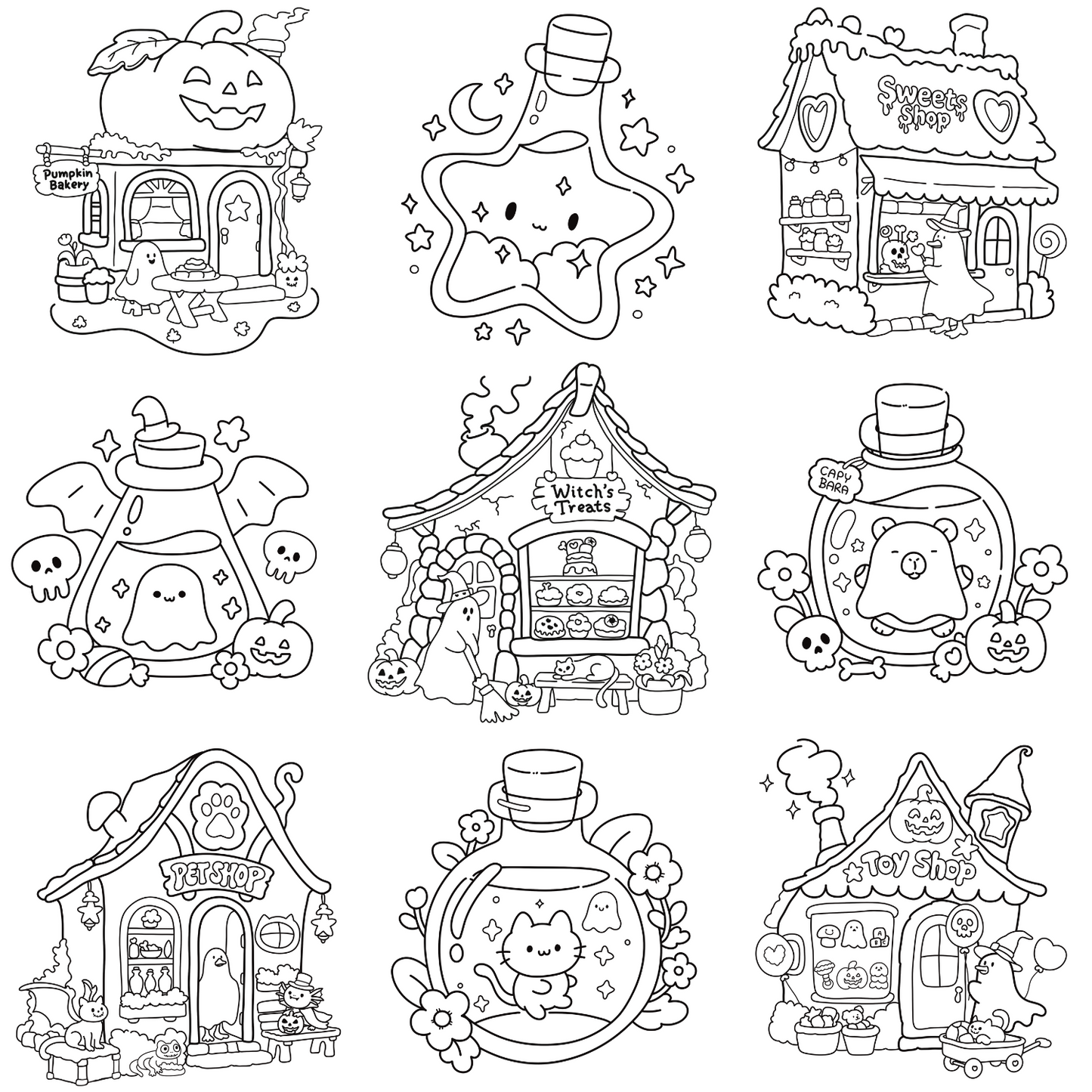 Homemade Ringbound Colouring Books