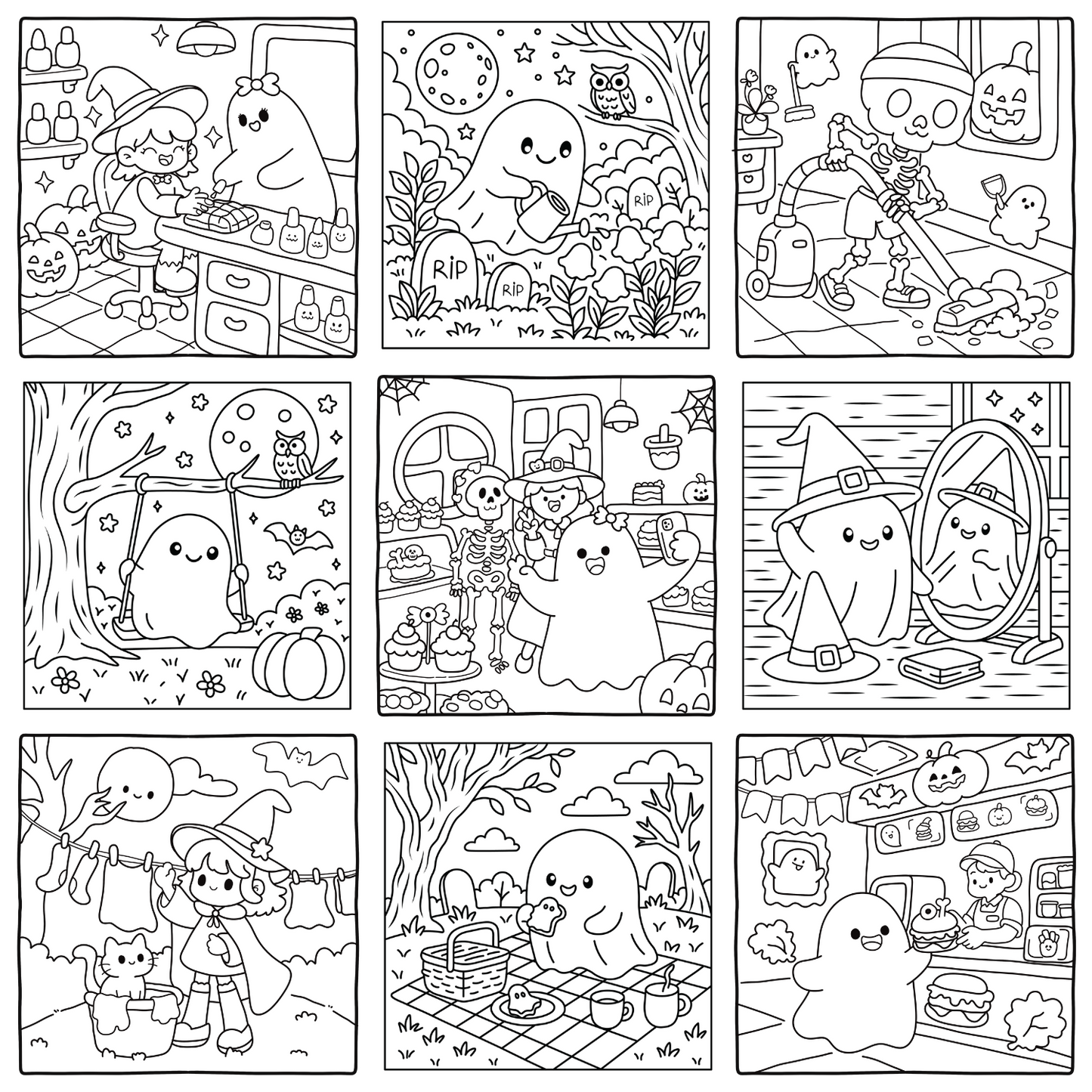 Homemade Ringbound Colouring Books