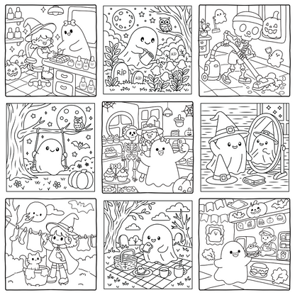 Homemade Ringbound Colouring Books