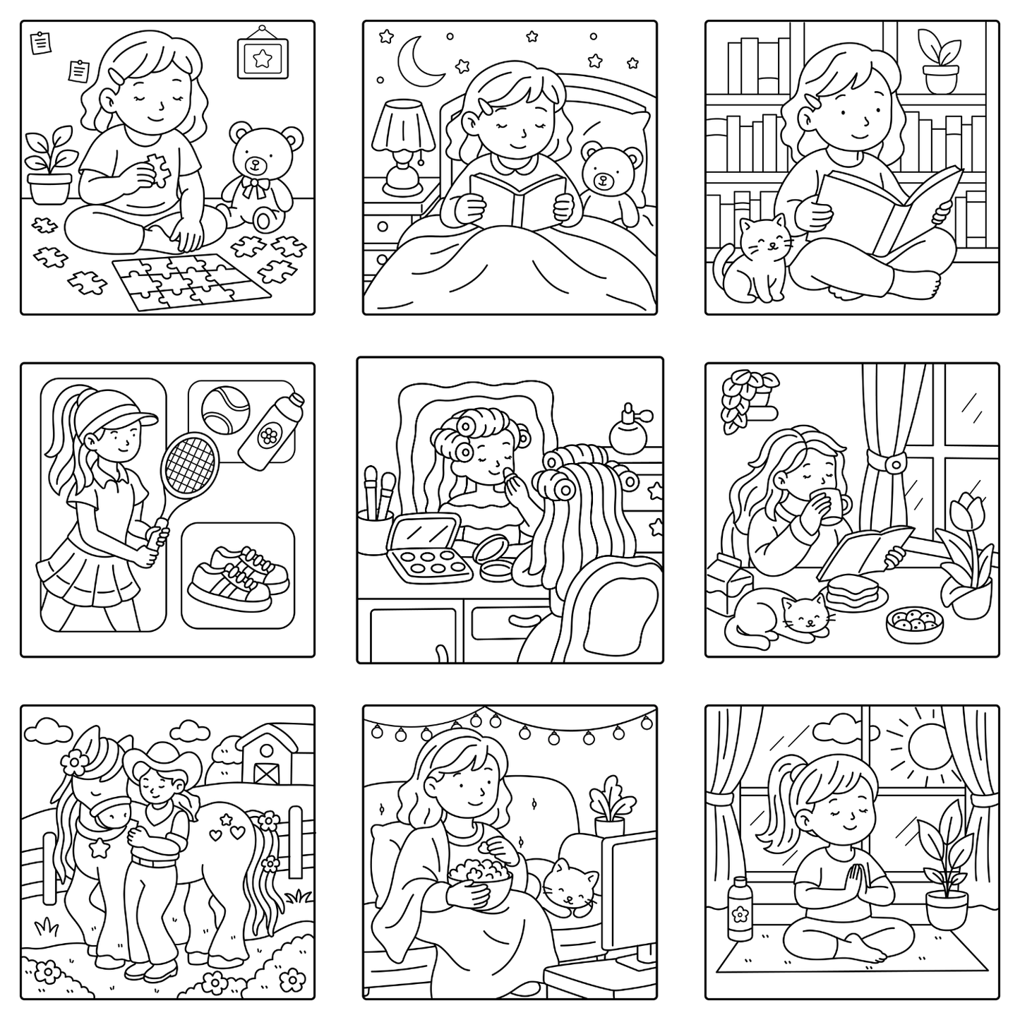 Homemade Ringbound Colouring Books