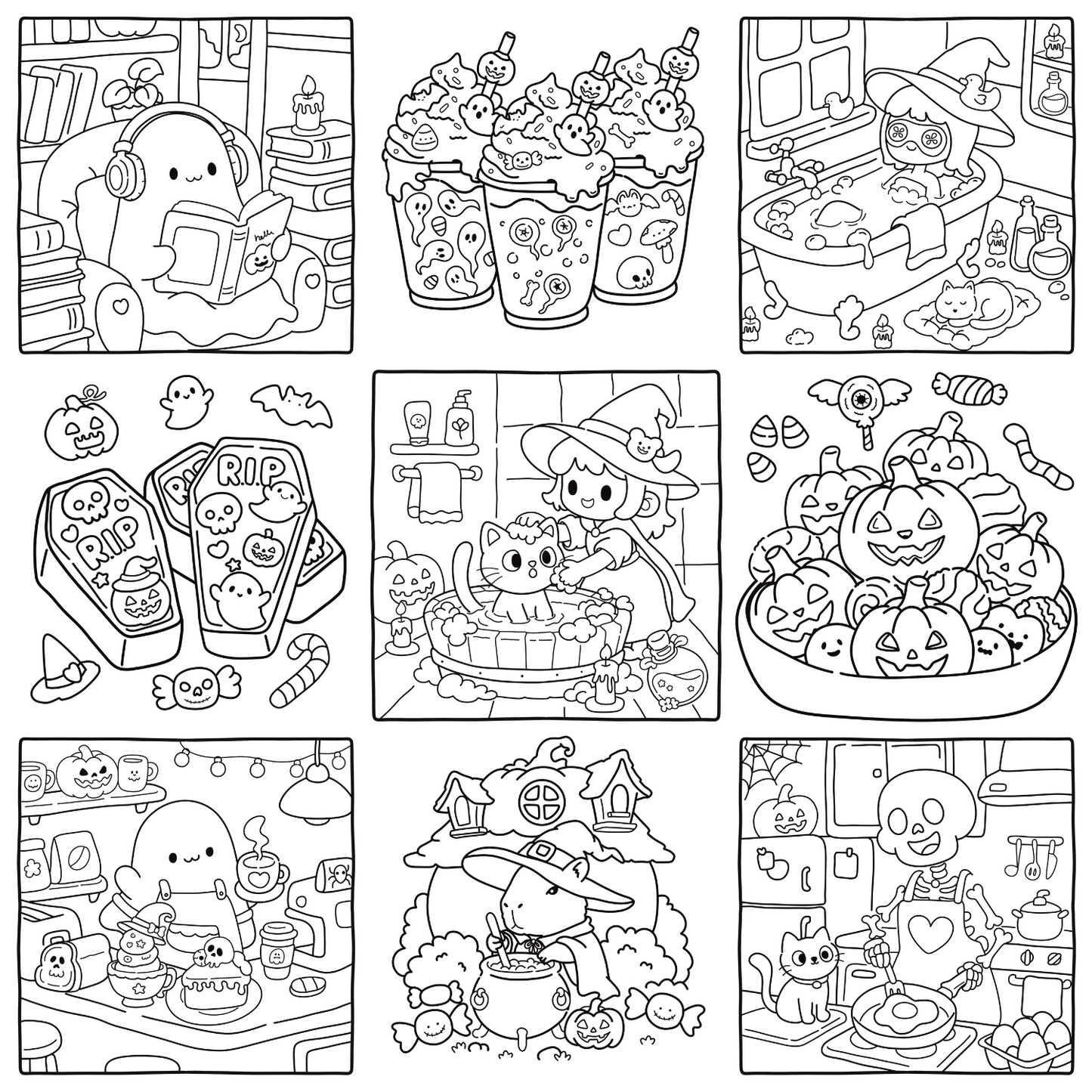 Homemade Ringbound Colouring Books