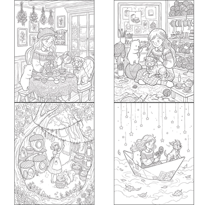 Homemade Ringbound Colouring Books