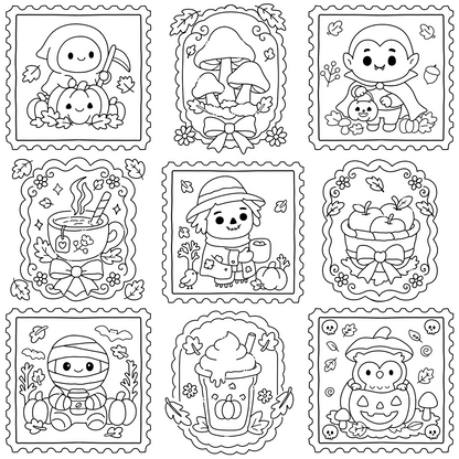 Homemade Ringbound Colouring Books