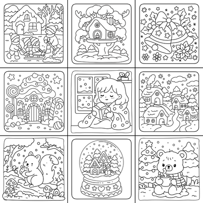 Homemade Ringbound Colouring Books