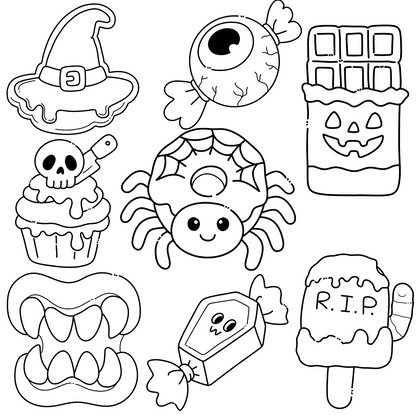 Homemade Ringbound Colouring Books