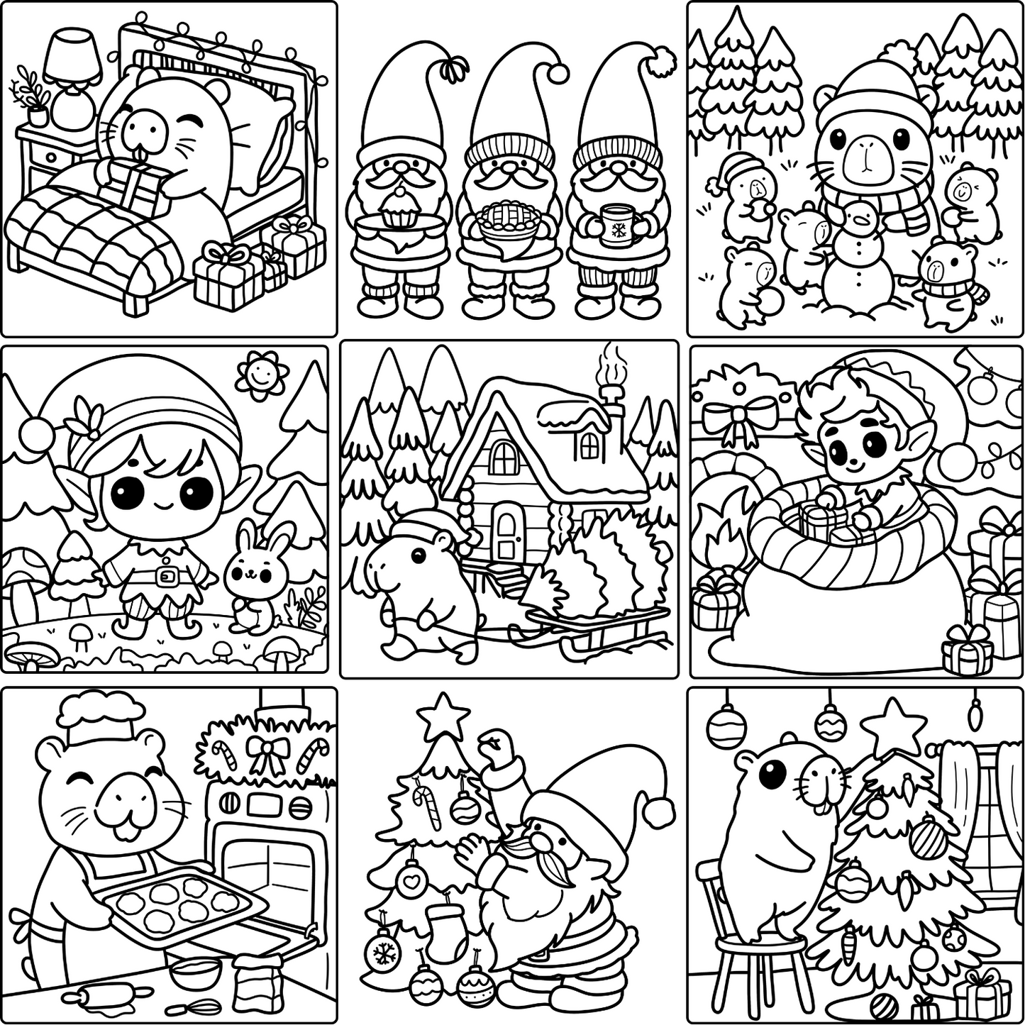 Homemade Ringbound Colouring Books