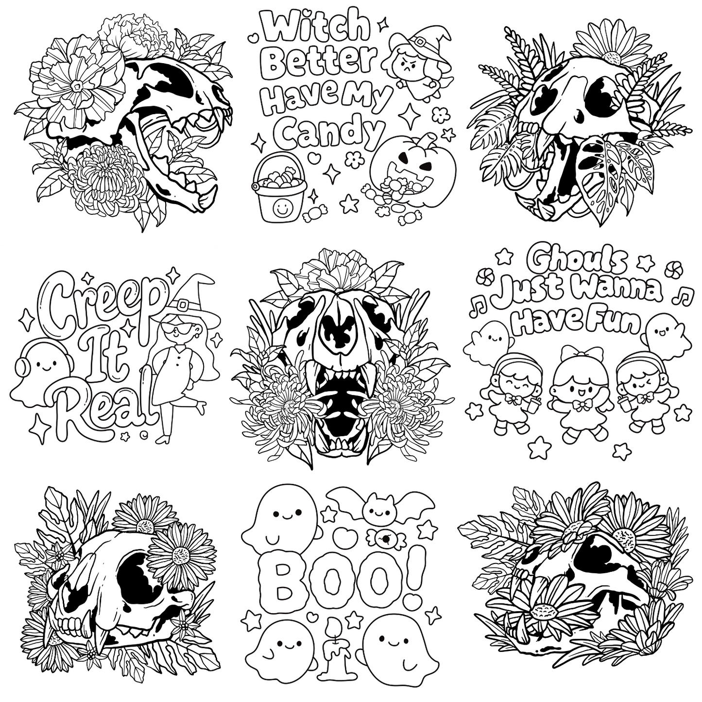 Homemade Ringbound Colouring Books