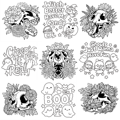 Homemade Ringbound Colouring Books