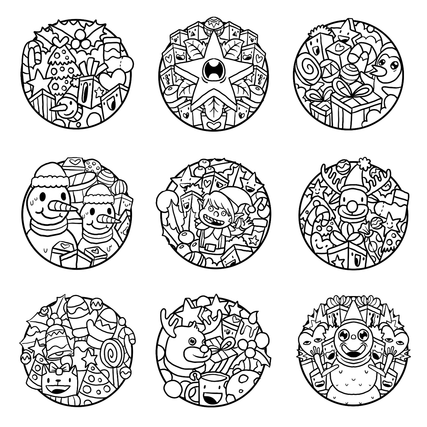 Homemade Ringbound Colouring Books