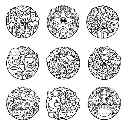 Homemade Ringbound Colouring Books