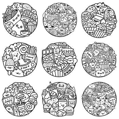 Homemade Ringbound Colouring Books