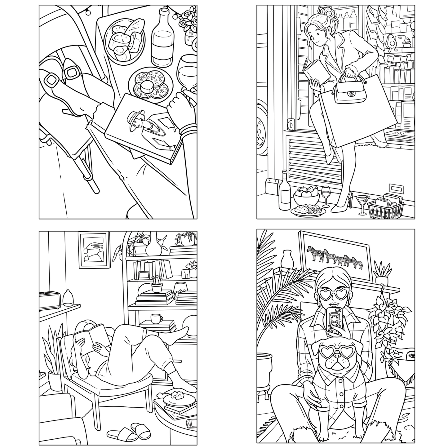 Homemade Ringbound Colouring Books