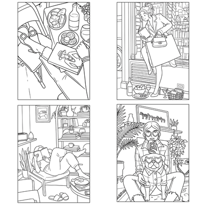 Homemade Ringbound Colouring Books