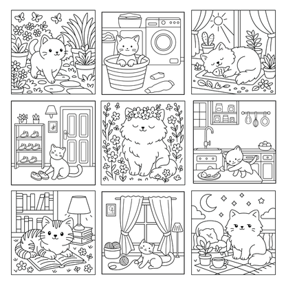 Homemade Ringbound Colouring Books