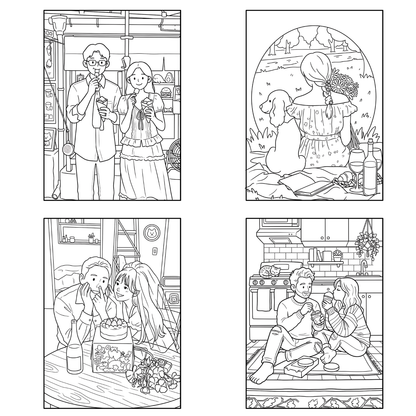 Homemade Ringbound Colouring Books