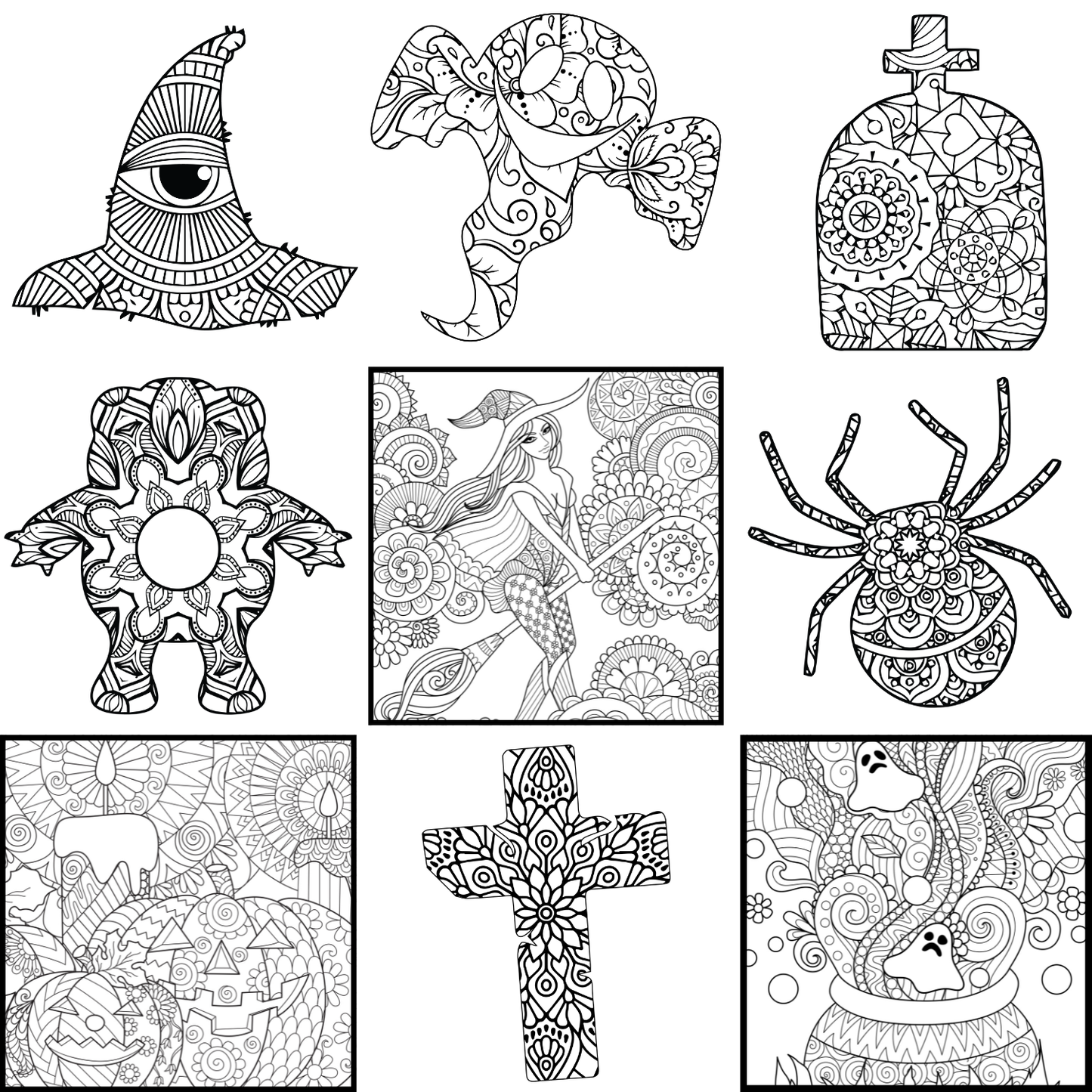 Homemade Ringbound Colouring Books