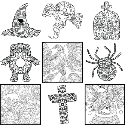 Homemade Ringbound Colouring Books