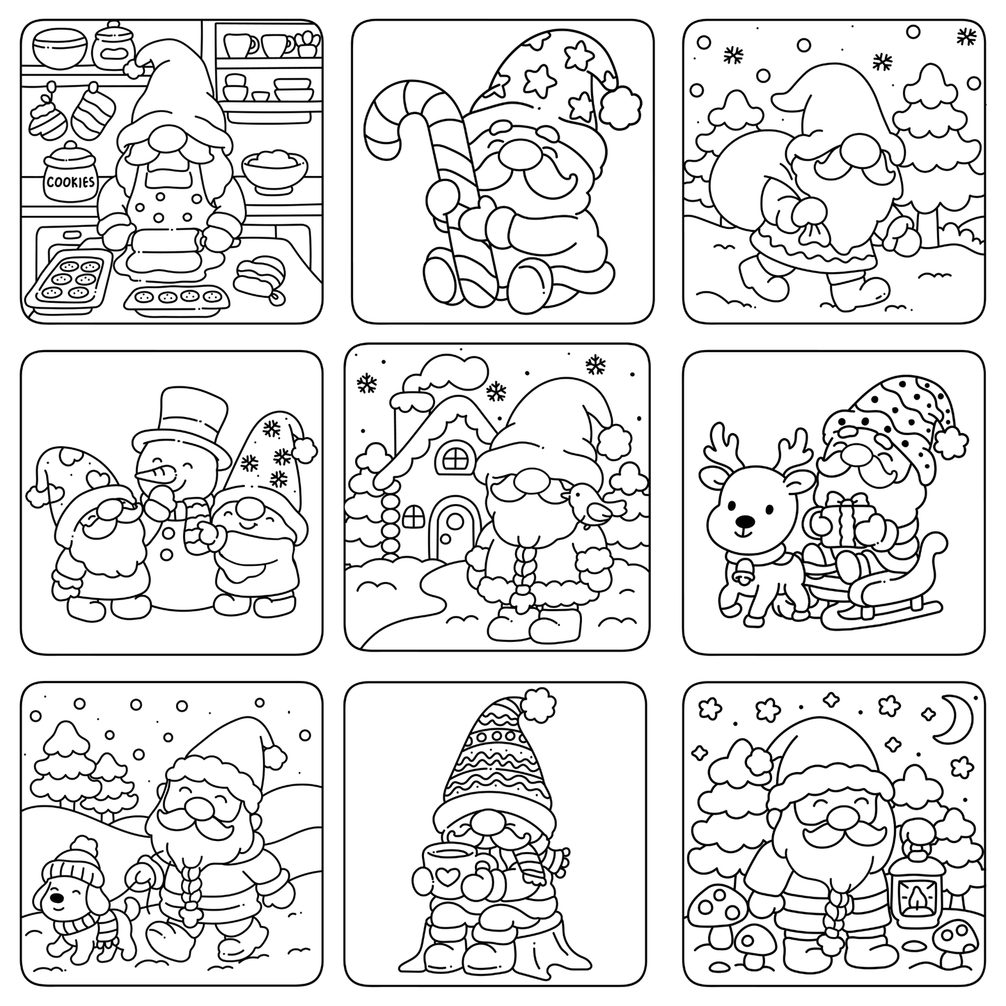 Homemade Ringbound Colouring Books