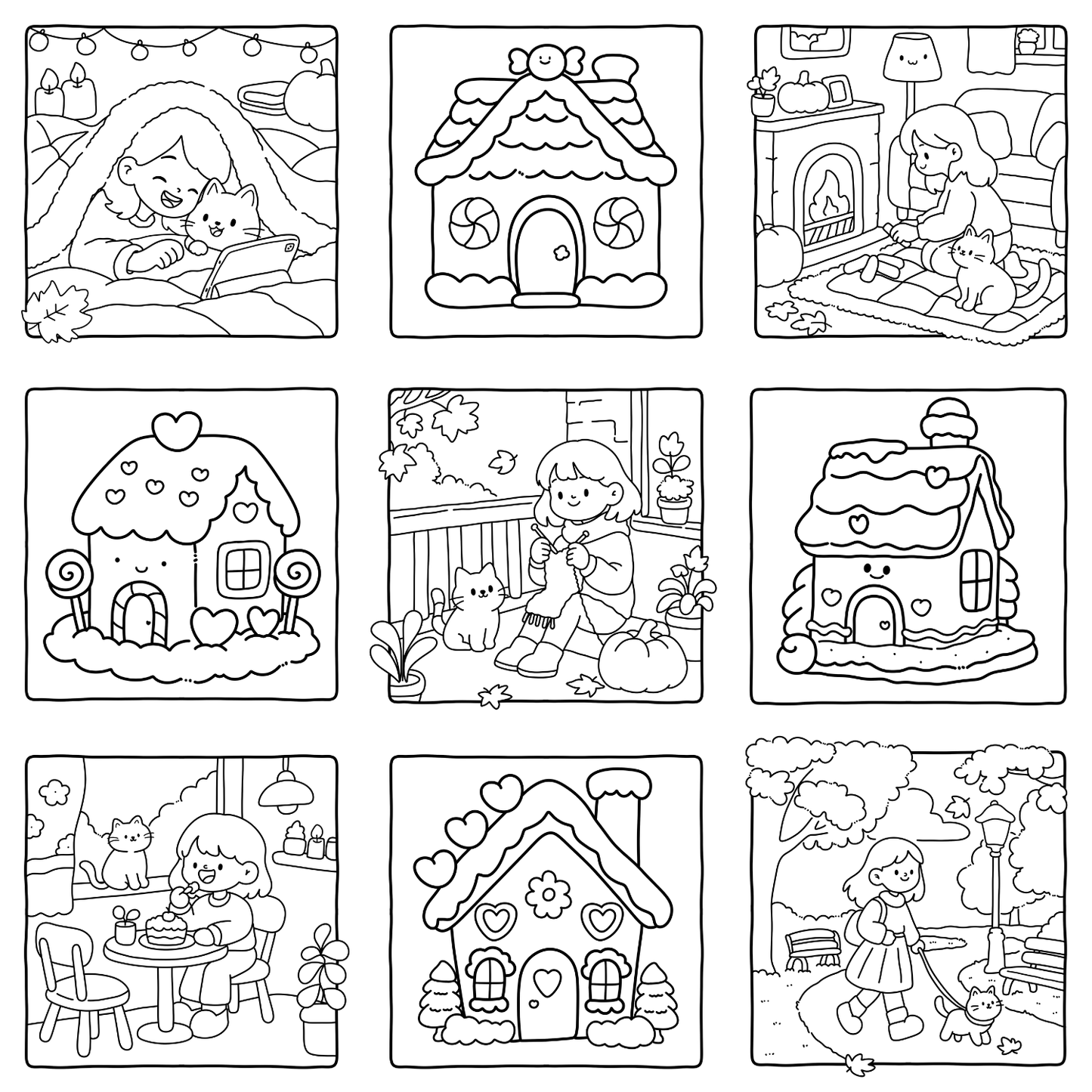 Homemade Ringbound Colouring Books