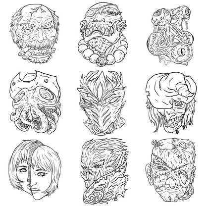 Homemade Ringbound Colouring Books
