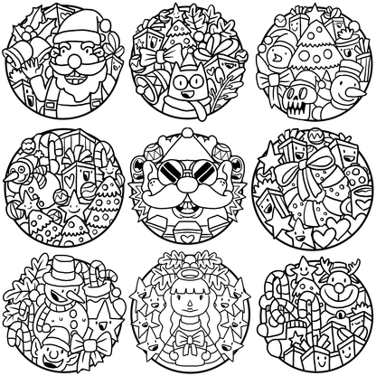 Homemade Ringbound Colouring Books
