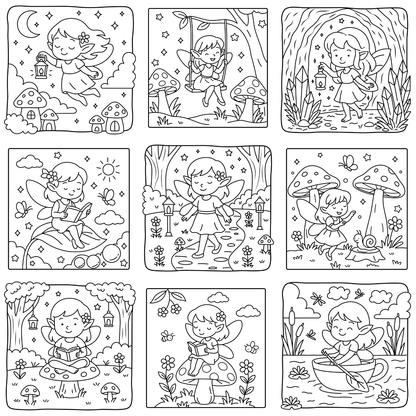 Homemade Ringbound Colouring Books